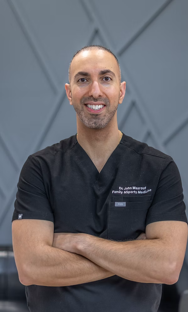 Dr. John Maarouf, dual board-certified physician and founder of Luminary Health